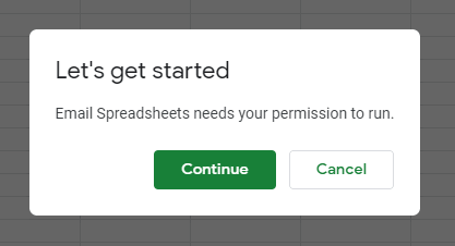 grant the permission to run