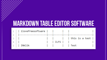 markdown table editor software