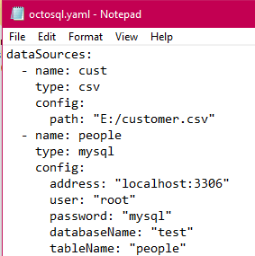 octosql config