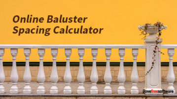 online baluster calculator websites