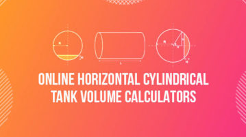 online horizontal cylindrical tank volume calculators