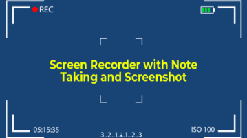 screen recorder with note taking and screenshot capture