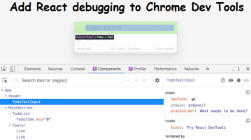 Add React debugging to Chrome Dev Tools