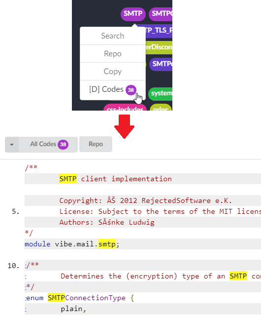 Codelf real variable name usage