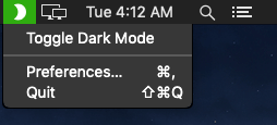 Enable Mac OS Dark Mode in 1 click