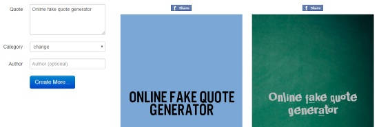 Fake quote generator