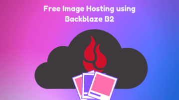 Image Hosting Free using Backblaze B2