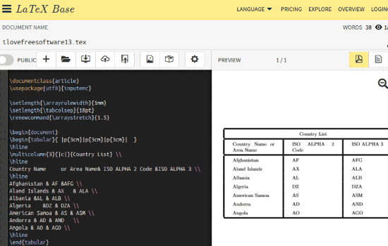 4 Best Online LaTeX Table