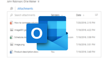 List all Attachments from an Email Conversations on Outlook