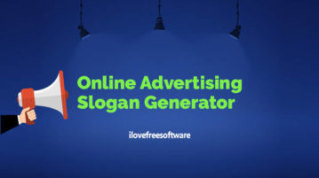 Online Advertising Slogan Generator