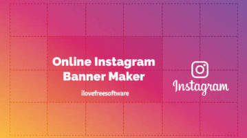 Online Instagram banner maker