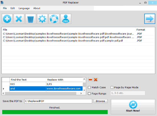 PDF Replacer software