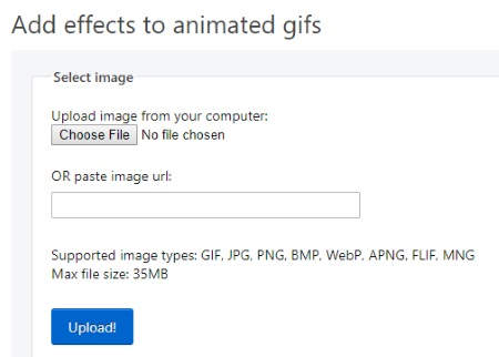 add effects to GIF online