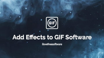 add effects to gif software