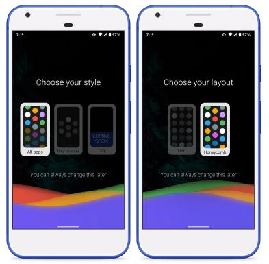 apple watch like app launcher for android