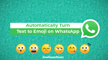 automatically turn text to emoji on whatsapp