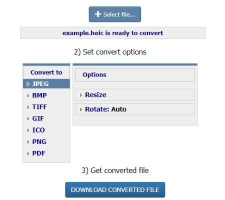 convert HEIC to JPG online