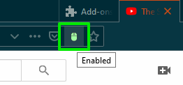 enable disable add-on