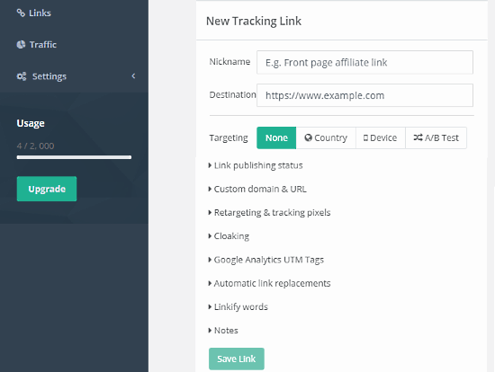 integrate utm tags to the url