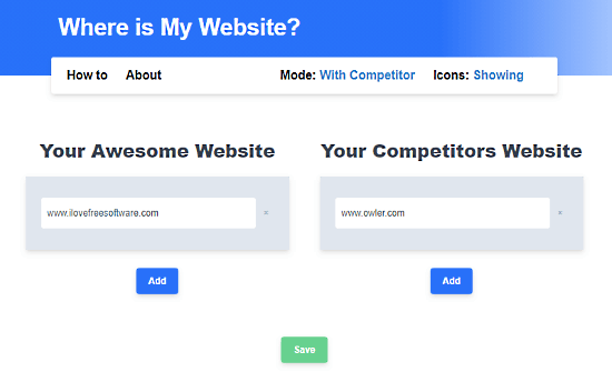highlight competitor websites in google search in chrome - competitor mode