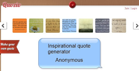 inspirational quote generator