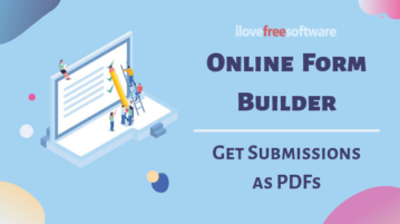 Online Form Builder with Email Notification to Get Submissions as PDF
