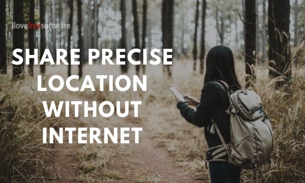 Quickly Share Precise Location Offline in Emergency
