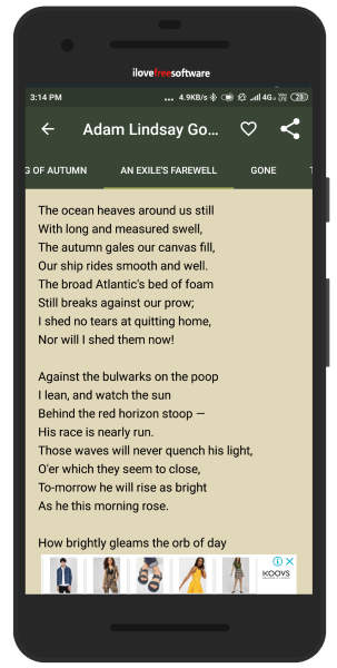 Best Poetry App for Android