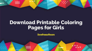 Download Printable Coloring Pages for Girls
