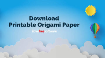 Download Printable Origami Paper