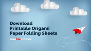 Download Printable Origami Paper Folding Sheets