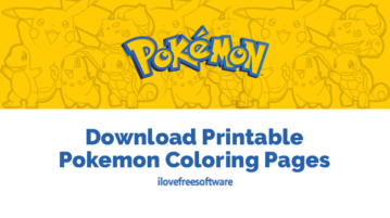 Download Printable Pokemon Coloring Pages