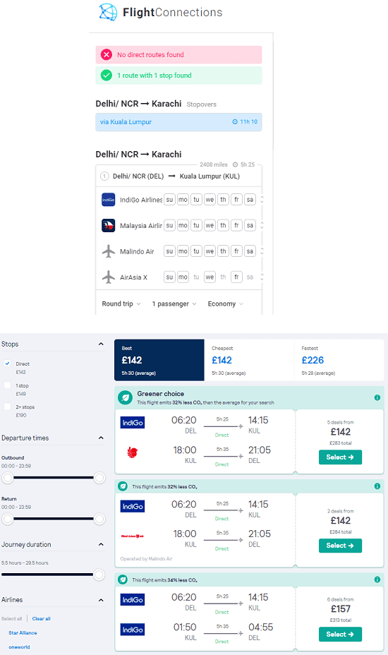 FlightConnections See Flight Prices