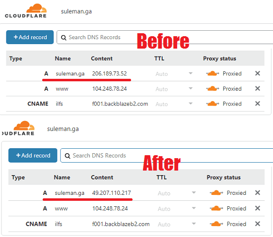Free Cloudflare dynamic DNS Windows client to update IP automatically
