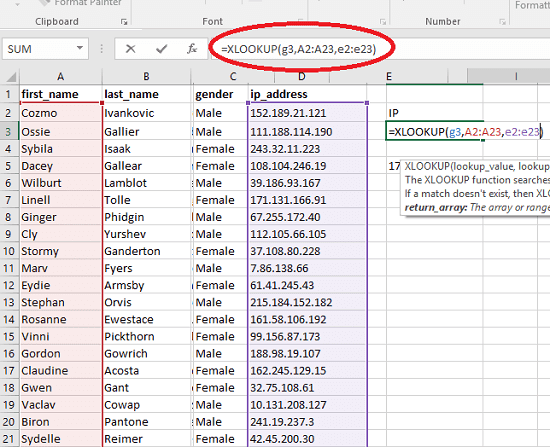 Free XLOOKUP XFuntion Excel Addin For All Versions of Excel