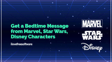 Get a Bedtime Message from Marvel, Star Wars, Disney Characters