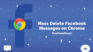 Mass Delete Facebook Messages on Chrome