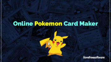 Online Pokemon Card Maker