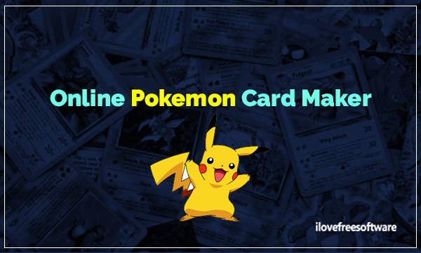 pokemon card maker online free for Pokemonster Pokemon Trainer Card Maker -