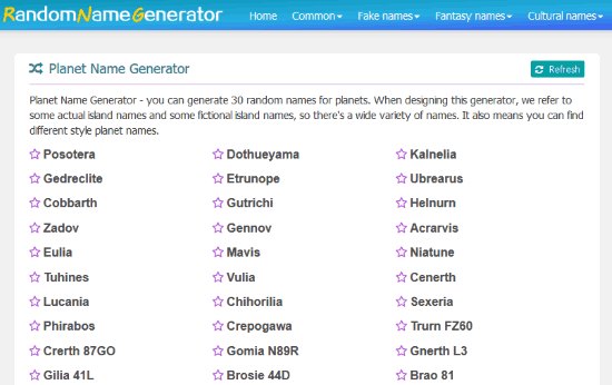 7 Best Planet Name Generator Websites