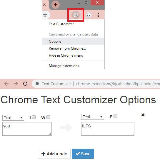 Text Customizer Chrome Extension Free