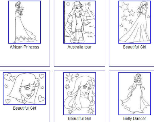 download printable coloring pages for girls