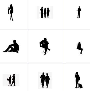 download printable silhouette images