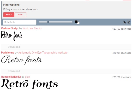 generate retro fonts online