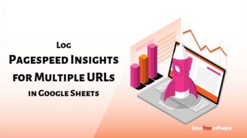 How to Log Pagespeed Insights For Multiple URLs using Google Sheets?