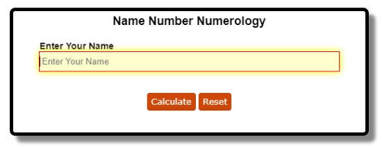 online word numerology calculator