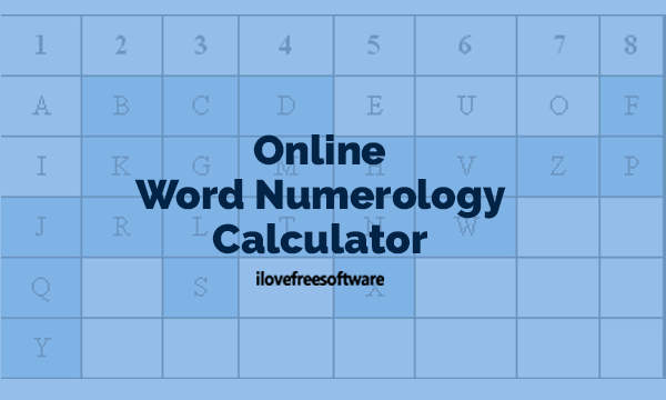 online numerology calculator