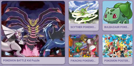 play pokemon puzzle games