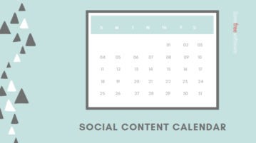 Online Social Content Calendar to Plan Social Media Posts