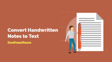 Convert Handwritten Notes to Text